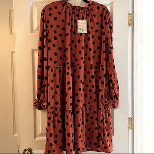 new nwt lularoe annabelle dress 2xl 2x polka dot